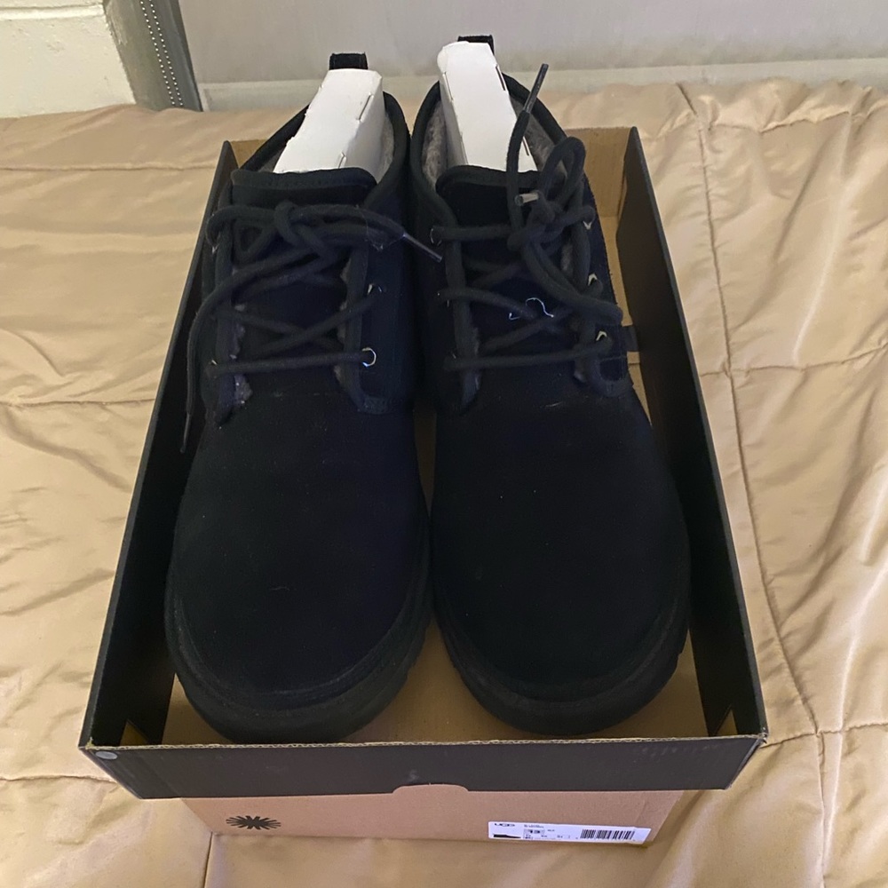 Mens Size Ugg Boot Black on Black